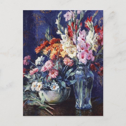 ジニーアとグラジオラスby Matilda Browne ポストカード (正面)