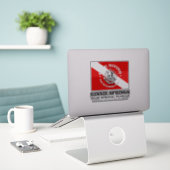 ジニー春最高の(洞窟) シール (デスク上のノートパソコン)