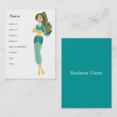 ジニー 名刺 (正面/裏面)