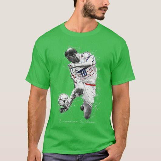 ジネディーヌ・ジダン Tシャツ (正面)