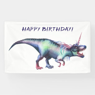 ジノコーンカラフルパーティー   Magic Unicorn Dinosale 横断幕