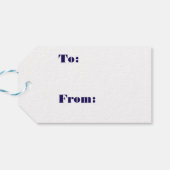 ジノコーンシルバー |ファンタジーユニコーン角化した恐竜 ギフトタグ (裏面横)