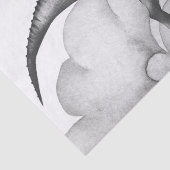 ジノコーンロール |シルバーモノクロミニマルワードアート 薄葉紙 (詳細)