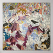 ジノセベリーニ動的象形文字ポスタープリント ポスター (正面)