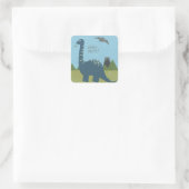 ジノダニ恐竜 スクエアシール (バッグ)