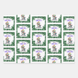 ジノダニ誕生日包装シート ラッピングペーパーシート