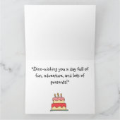 ジノダニ誕生日 カード (内部)