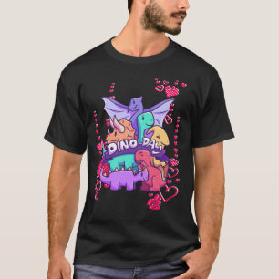 ジノデイ·トレックス·ブラキオ·ディプロ·ハート·ラブ Tシャツ