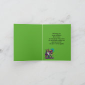 ジノマイチおもしろいピックボール誕生日カード カード (内部)