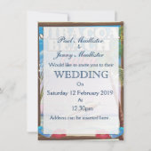 ジバコアビーチキューバ旅行ポスター 招待状 (正面)