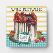 ジビネリーのデカダンなケーキのプラーク フォトプラーク (正面)