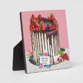 ジビネリーのデカダンなケーキのプラーク フォトプラーク (正面)