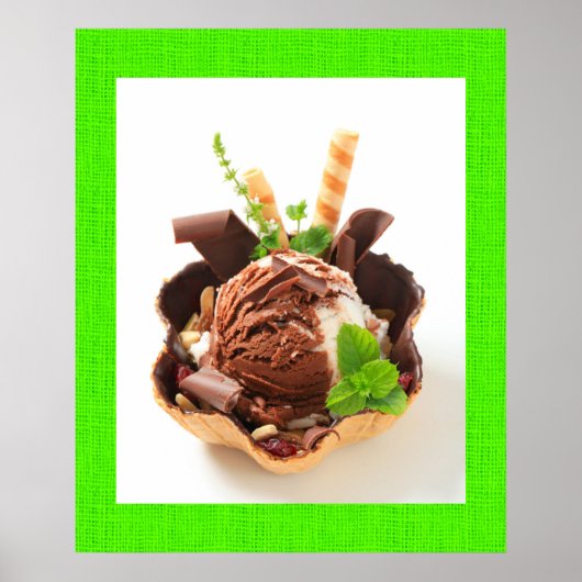 ジビネリー退廃性アイスクリームポスター ポスター (正面)