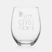 ジフフフフフフジジ ステムなしワイングラス (裏面)