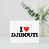 ジブチが大好き ポストカード (スタンド正面)