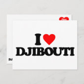 ジブチが大好き ポストカード (正面/裏面)