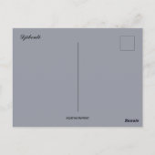 ジブチのはがきに鳥 ポストカード (裏面)