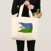 ジブチの旗 トートバッグ (正面(商品))