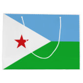 ジブチの旗 ラージペーパーバッグ (裏面)