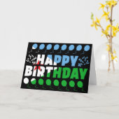 ジブチ国旗の愛国的誕生日 カード (黄色い花)