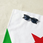 ジブチ国旗（アフリカ国家） ビーチタオル (インサイチュ)