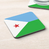 ジブチ国旗 コースター (左側)