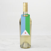 ジブチ国旗 ボトルネックタグ (ボトル)