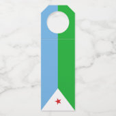 ジブチ国旗 ボトルネックタグ (裏面)