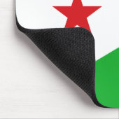 ジブチ国旗 マウスパッド (コーナー)