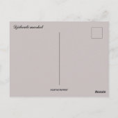 ジブチ市場 ポストカード (裏面)