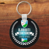 ジブチ キーホルダー (正面)