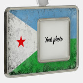 ジブチ シルバープレートフレームオーナメント (右)