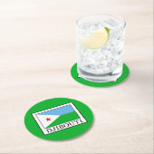 ジブチ ラウンドペーパーコースター (インサイチュ)