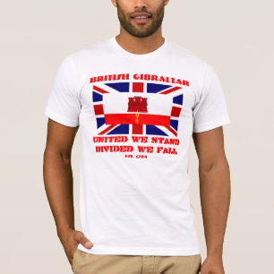 ジブラルタルのイギリスのTシャツ Tシャツ