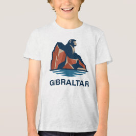 ジブラルタルの岩山 トライブレンドTシャツ