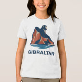ジブラルタルの岩山 トライブレンドＴシャツ (正面)
