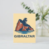 ジブラルタルの岩山 ポストカード (スタンド正面)