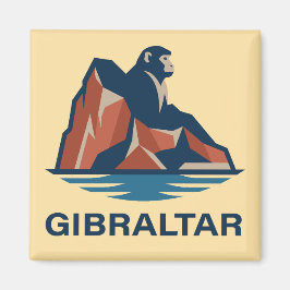 ジブラルタルの岩山 マグネット