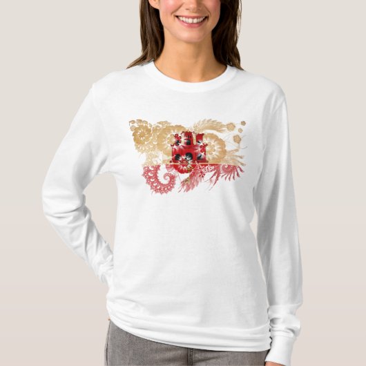 ジブラルタルの旗 Tシャツ (正面)