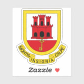 ジブラルタルの紋章 シール (シート)