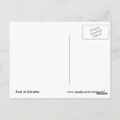 ジブラルタルの郵便はがきの石 ポストカード (裏面)