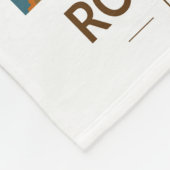 ジブラルタルトラベルアートヴィンテージ フリースブランケット (角)