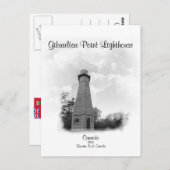 ジブラルタルポイントライトハウス – オンタリオ，カナダ ポストカード (正面/裏面)