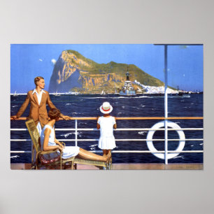 ジブラルタルポスターAS LOW AS 8.60 ポスター