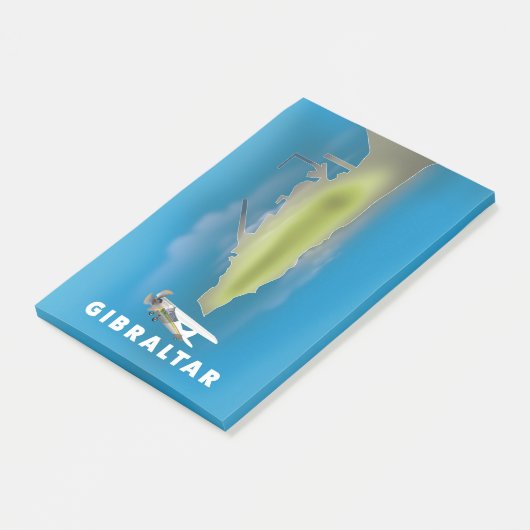 ジブラルタルマップ ポストイット (アングル)
