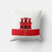 ジブラルタル国旗 クッション (裏面)