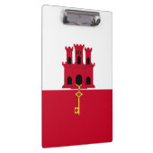 ジブラルタル国旗 クリップボード (右)