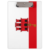 ジブラルタル国旗 クリップボード (正面)