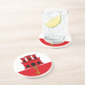 ジブラルタル国旗 コースター (側面)