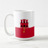 ジブラルタル国旗 コーヒーマグカップ (左)